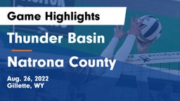 Thunder Basin  vs Natrona County  Game Highlights - Aug. 26, 2022