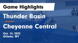 Thunder Basin  vs Cheyenne Central  Game Highlights - Oct. 14, 2022