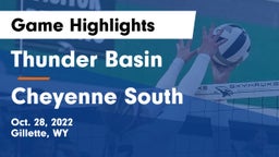 Thunder Basin  vs Cheyenne South  Game Highlights - Oct. 28, 2022