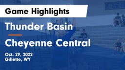 Thunder Basin  vs Cheyenne Central  Game Highlights - Oct. 29, 2022