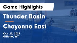 Thunder Basin  vs Cheyenne East  Game Highlights - Oct. 28, 2022