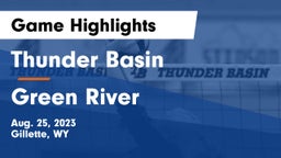 Thunder Basin  vs Green River  Game Highlights - Aug. 25, 2023