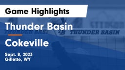 Thunder Basin  vs Cokeville Game Highlights - Sept. 8, 2023