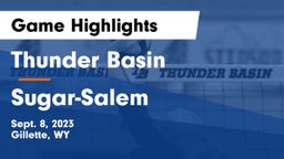 Thunder Basin  vs Sugar-Salem Game Highlights - Sept. 8, 2023