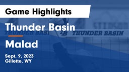 Thunder Basin  vs Malad Game Highlights - Sept. 9, 2023