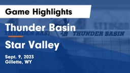 Thunder Basin  vs Star Valley Game Highlights - Sept. 9, 2023