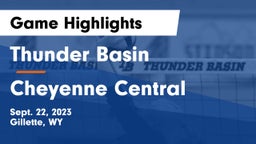 Thunder Basin  vs Cheyenne Central Game Highlights - Sept. 22, 2023