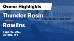 Thunder Basin  vs Rawlins Game Highlights - Sept. 22, 2023