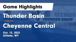 Thunder Basin  vs Cheyenne Central Game Highlights - Oct. 13, 2023