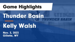 Thunder Basin  vs Kelly Walsh Game Highlights - Nov. 3, 2023