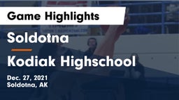Soldotna  vs Kodiak Highschool Game Highlights - Dec. 27, 2021