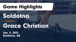 Soldotna  vs Grace Christian  Game Highlights - Jan. 5, 2022