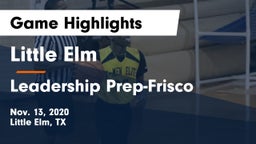 Little Elm  vs Leadership Prep-Frisco Game Highlights - Nov. 13, 2020