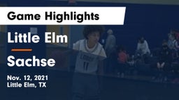 Little Elm  vs Sachse  Game Highlights - Nov. 12, 2021