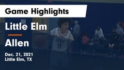 Little Elm  vs Allen  Game Highlights - Dec. 21, 2021