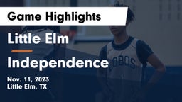 Little Elm  vs Independence  Game Highlights - Nov. 11, 2023