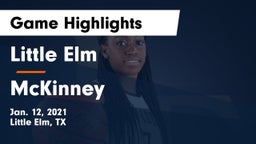 Little Elm  vs McKinney  Game Highlights - Jan. 12, 2021