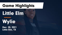 Little Elm  vs Wylie Game Highlights - Dec. 28, 2021