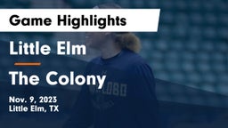 Little Elm  vs The Colony  Game Highlights - Nov. 9, 2023