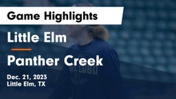 Little Elm  vs Panther Creek  Game Highlights - Dec. 21, 2023
