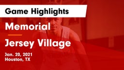 Memorial  vs Jersey Village  Game Highlights - Jan. 20, 2021
