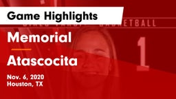 Memorial  vs Atascocita Game Highlights - Nov. 6, 2020