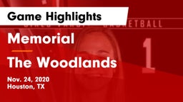 Memorial  vs The Woodlands  Game Highlights - Nov. 24, 2020