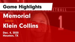 Memorial  vs Klein Collins  Game Highlights - Dec. 4, 2020