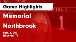 Memorial  vs Northbrook  Game Highlights - Feb. 1, 2021