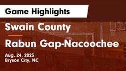 Swain County  vs Rabun Gap-Nacoochee  Game Highlights - Aug. 24, 2023