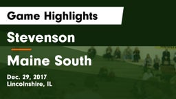 Stevenson  vs Maine South Game Highlights - Dec. 29, 2017