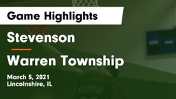 Stevenson  vs Warren Township  Game Highlights - March 5, 2021