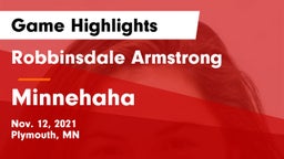 Robbinsdale Armstrong  vs Minnehaha Game Highlights - Nov. 12, 2021