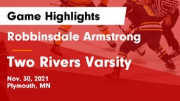 Robbinsdale Armstrong  vs Two Rivers Varsity Game Highlights - Nov. 30, 2021