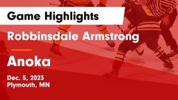 Robbinsdale Armstrong  vs Anoka  Game Highlights - Dec. 5, 2023