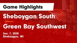 Sheboygan South  vs Green Bay Southwest  Game Highlights - Jan. 7, 2020