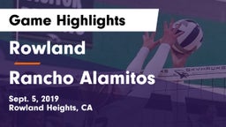 Rowland  vs Rancho Alamitos  Game Highlights - Sept. 5, 2019