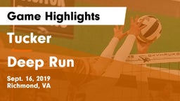 Tucker  vs Deep Run  Game Highlights - Sept. 16, 2019
