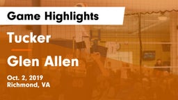 Tucker  vs Glen Allen  Game Highlights - Oct. 2, 2019