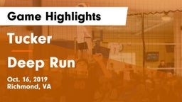 Tucker  vs Deep Run  Game Highlights - Oct. 16, 2019