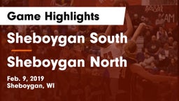 Sheboygan South  vs Sheboygan North  Game Highlights - Feb. 9, 2019