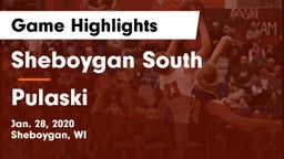 Sheboygan South  vs Pulaski  Game Highlights - Jan. 28, 2020