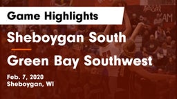 Sheboygan South  vs Green Bay Southwest Game Highlights - Feb. 7, 2020