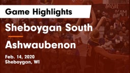 Sheboygan South  vs Ashwaubenon  Game Highlights - Feb. 14, 2020