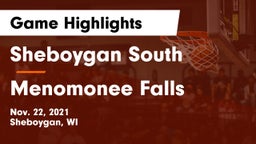 Sheboygan South  vs Menomonee Falls  Game Highlights - Nov. 22, 2021