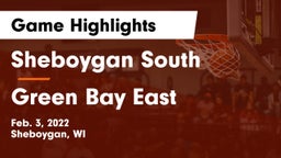 Sheboygan South  vs Green Bay East  Game Highlights - Feb. 3, 2022