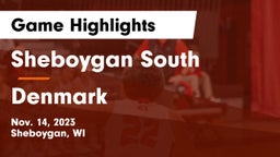 Sheboygan South  vs Denmark  Game Highlights - Nov. 14, 2023