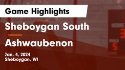 Sheboygan South  vs Ashwaubenon  Game Highlights - Jan. 4, 2024