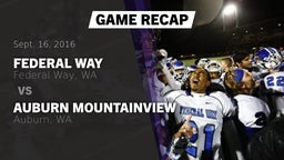 Recap: Federal Way  vs. Auburn Mountainview  2016