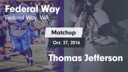 Matchup: Federal Way High vs. Thomas Jefferson 2016